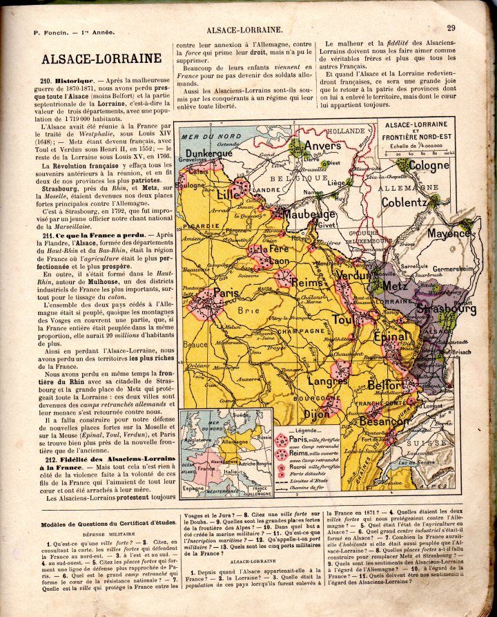 Manuel de géographie de 1913